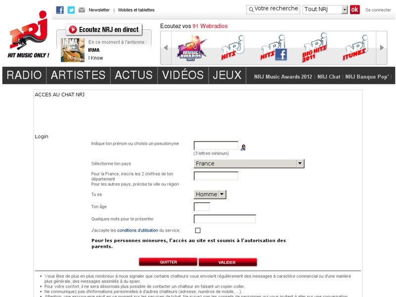 Tchat Nrj 12 Gratuit